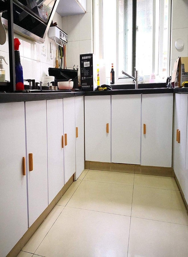 Fusion Graphix ورق لاصق فينيل أبيض غير لامع من فيوجن جرافيكس، بطانة رفوف ذاتية اللصق، مقاوم للماء، قابل للإزالة والتقشير، ورق جدران لتزيين جدران غرفة النوم وغرفة المعيشة (24 × 24 بوصة) - Image 2